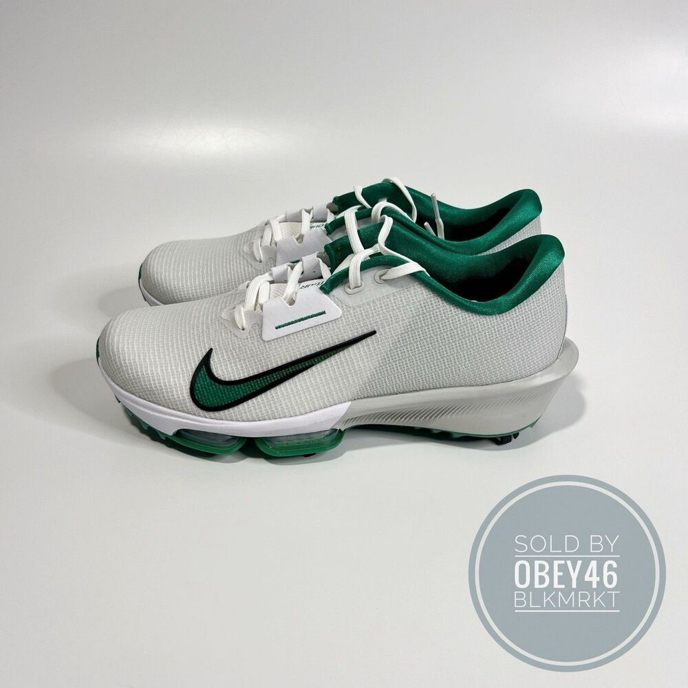 Nike Air Zoom Infinity Tour 2 Golf Shoes Photon Dust/Green HQ2158-100 Sz 12